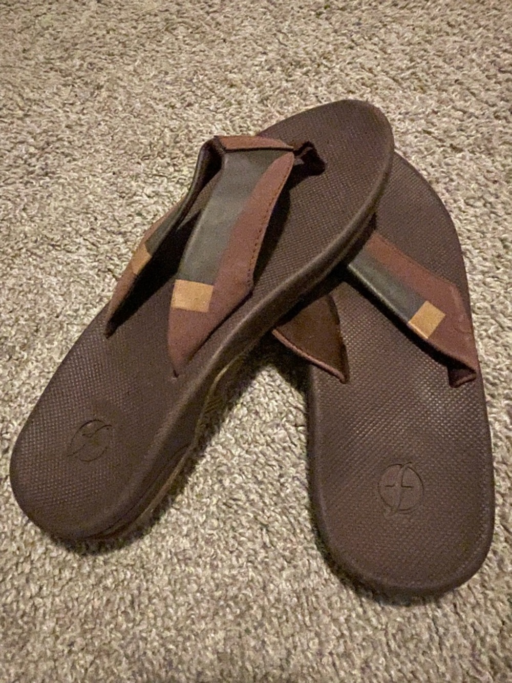 Brown Flip Flop Sandals